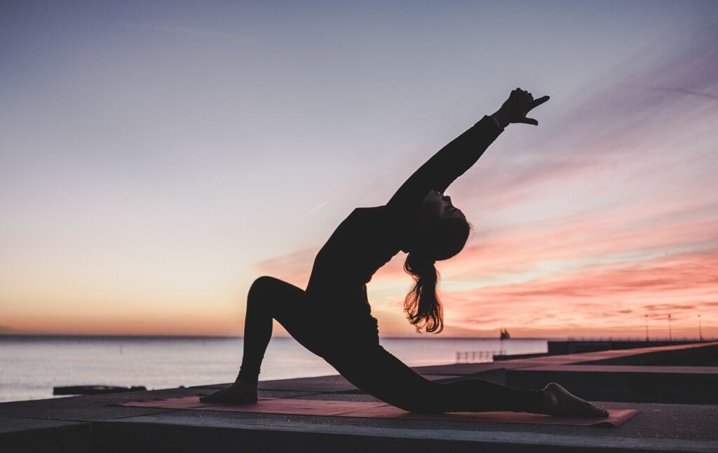 Girl Doing Yoga
